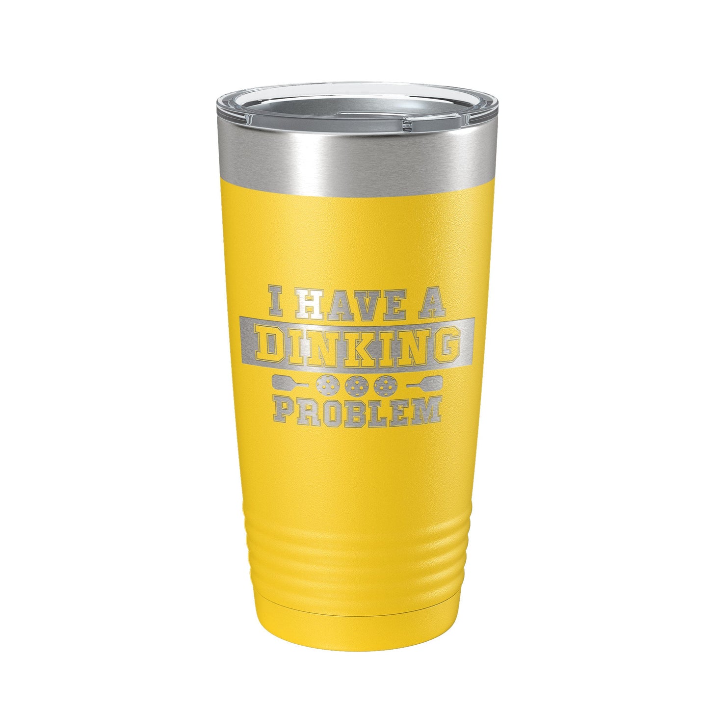 I Have A Dinking Problem Tumbler Funny Pickleball Travel Mug Insulated Laser Engraved Pickle Ball Gift Coffee Cup 20 oz-19