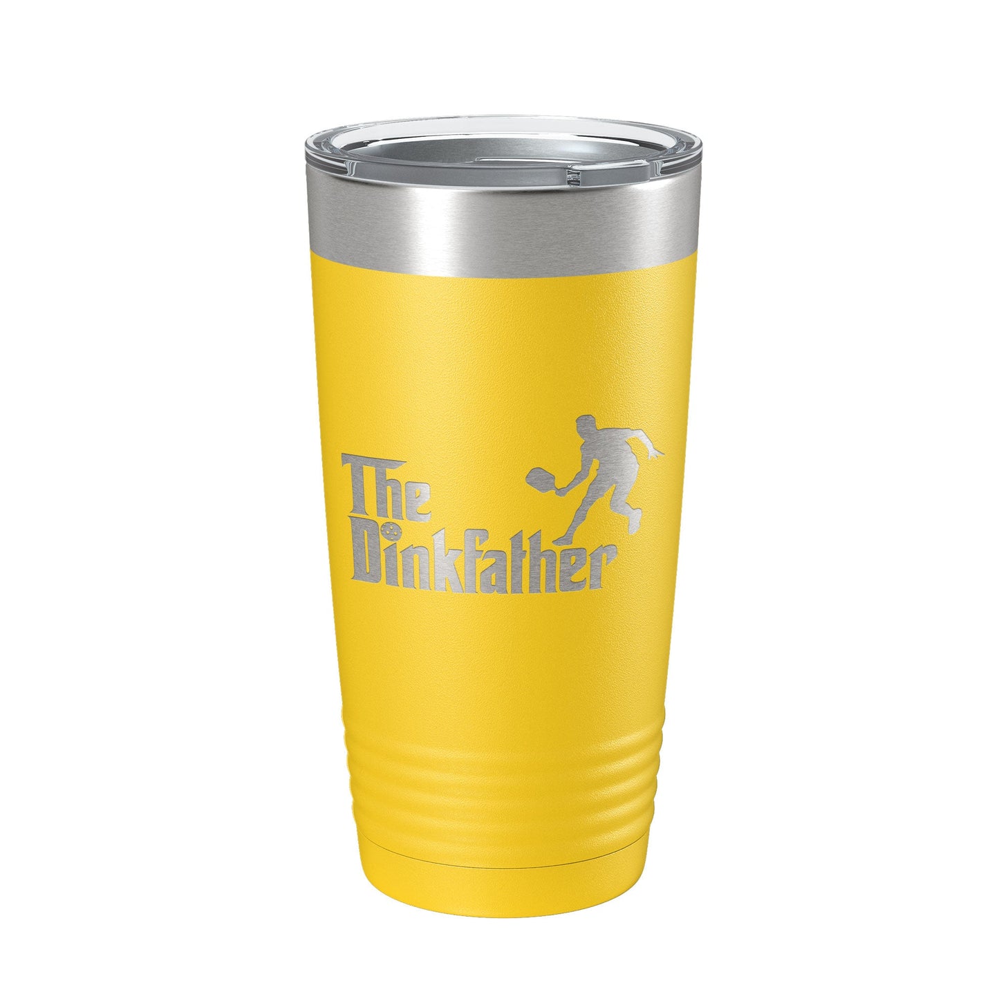 The Dinkfather Tumbler Funny Pickleball Travel Mug Insulated Laser Engraved Coffee Cup Pickle Ball Gift 20 oz-19