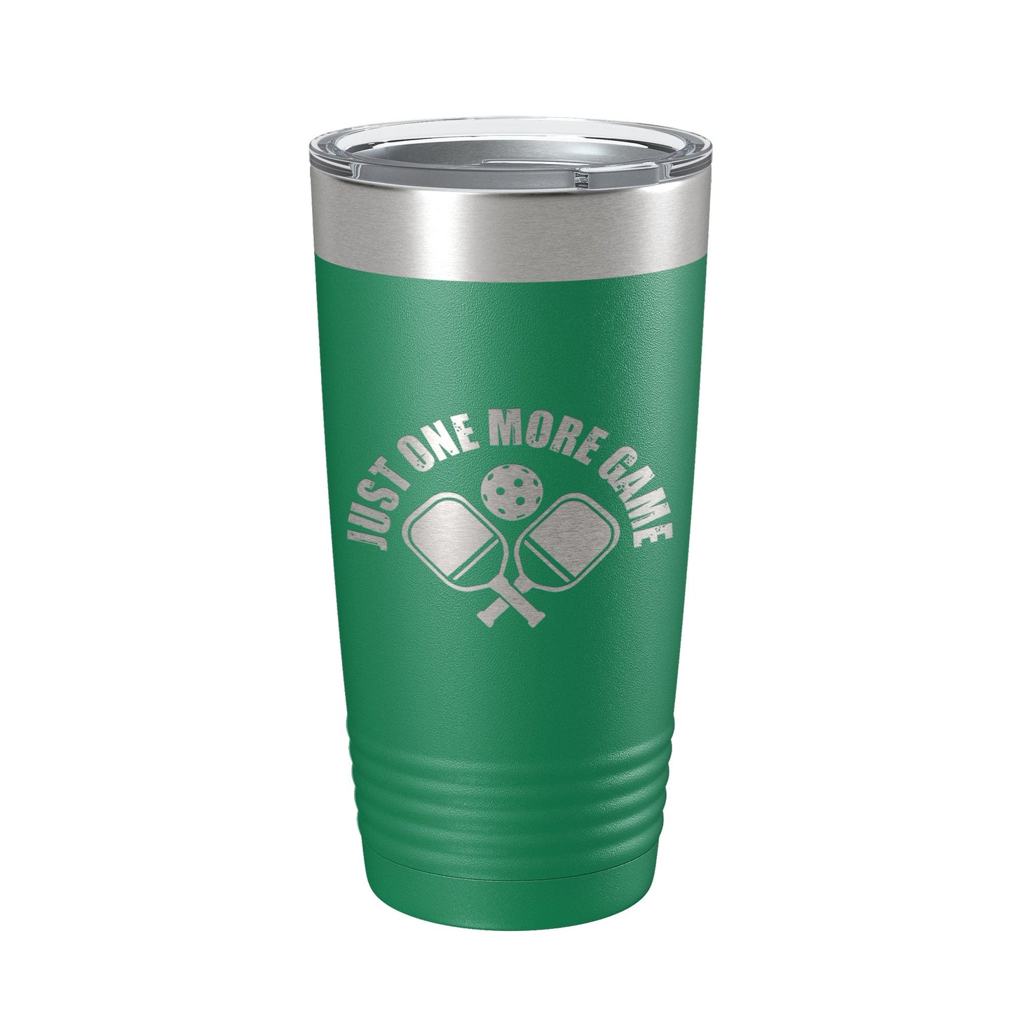 Pickleball Just One More Game Tumbler Travel Mug Gift Insulated Laser Engraved Coffee Cup 20 oz-9