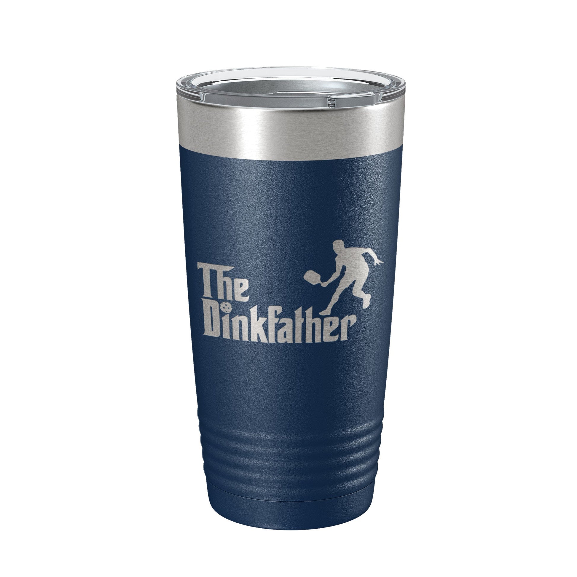 The Dinkfather Tumbler Funny Pickleball Travel Mug Insulated Laser Engraved Coffee Cup Pickle Ball Gift 20 oz-2