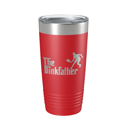 The Dinkfather Tumbler Funny Pickleball Travel Mug Insulated Laser Engraved Coffee Cup Pickle Ball Gift 20 oz-10