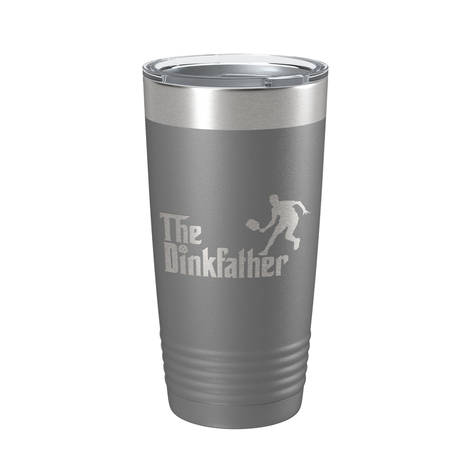 The Dinkfather Tumbler Funny Pickleball Travel Mug Insulated Laser Engraved Coffee Cup Pickle Ball Gift 20 oz-16