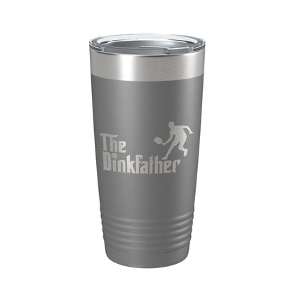 The Dinkfather Tumbler Funny Pickleball Travel Mug Insulated Laser Engraved Coffee Cup Pickle Ball Gift 20 oz-16