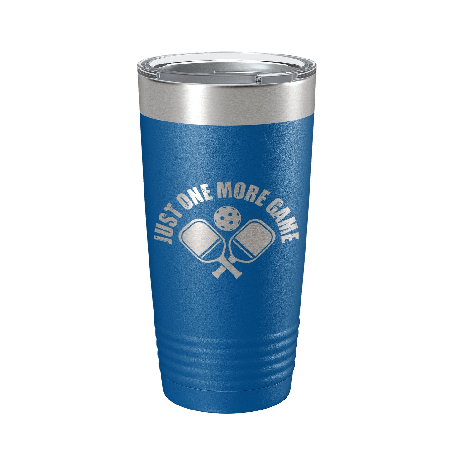 Pickleball Just One More Game Tumbler Travel Mug Gift Insulated Laser Engraved Coffee Cup 20 oz-6