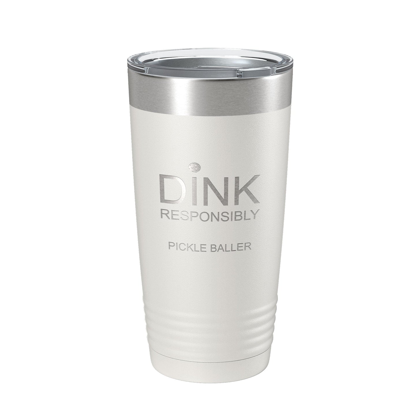 Pickleball Tumbler Dink Responsibly Travel Mug Gift Insulated Laser Engraved Coffee Cup 20 oz-7
