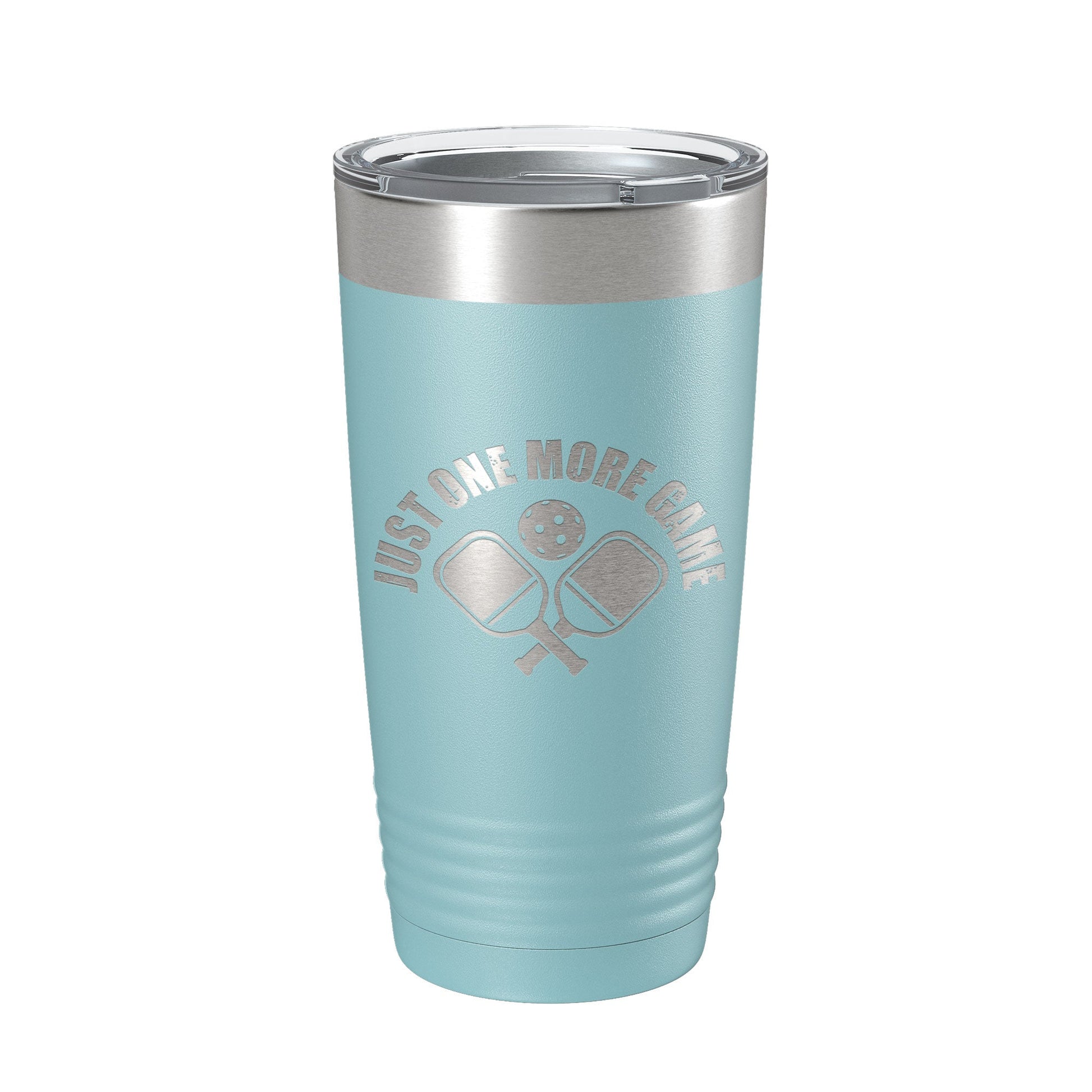 Pickleball Just One More Game Tumbler Travel Mug Gift Insulated Laser Engraved Coffee Cup 20 oz-13