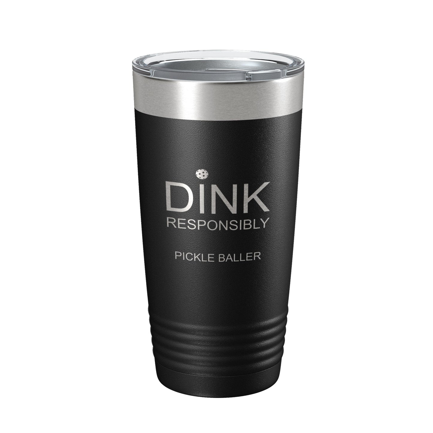 Pickleball Tumbler Dink Responsibly Travel Mug Gift Insulated Laser Engraved Coffee Cup 20 oz-5