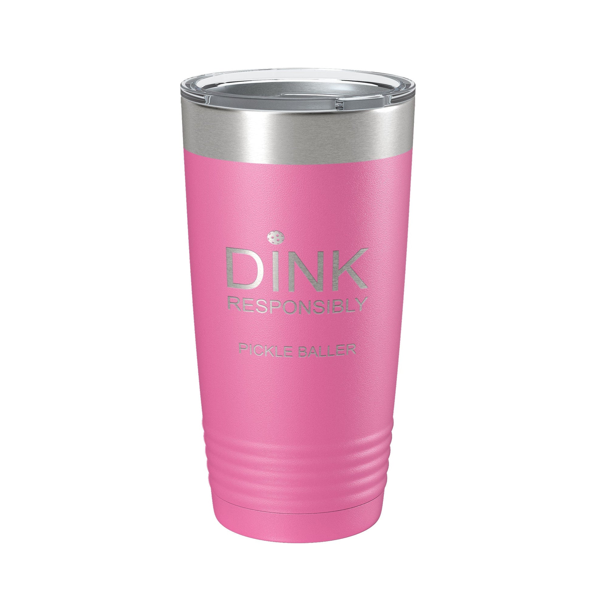 Pickleball Tumbler Dink Responsibly Travel Mug Gift Insulated Laser Engraved Coffee Cup 20 oz-11