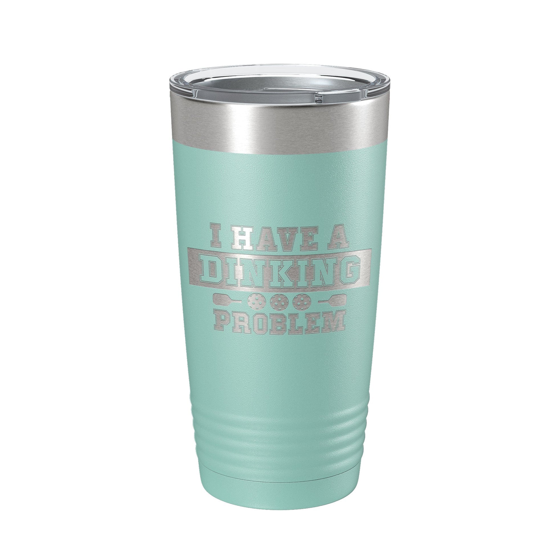 I Have A Dinking Problem Tumbler Funny Pickleball Travel Mug Insulated Laser Engraved Pickle Ball Gift Coffee Cup 20 oz-12