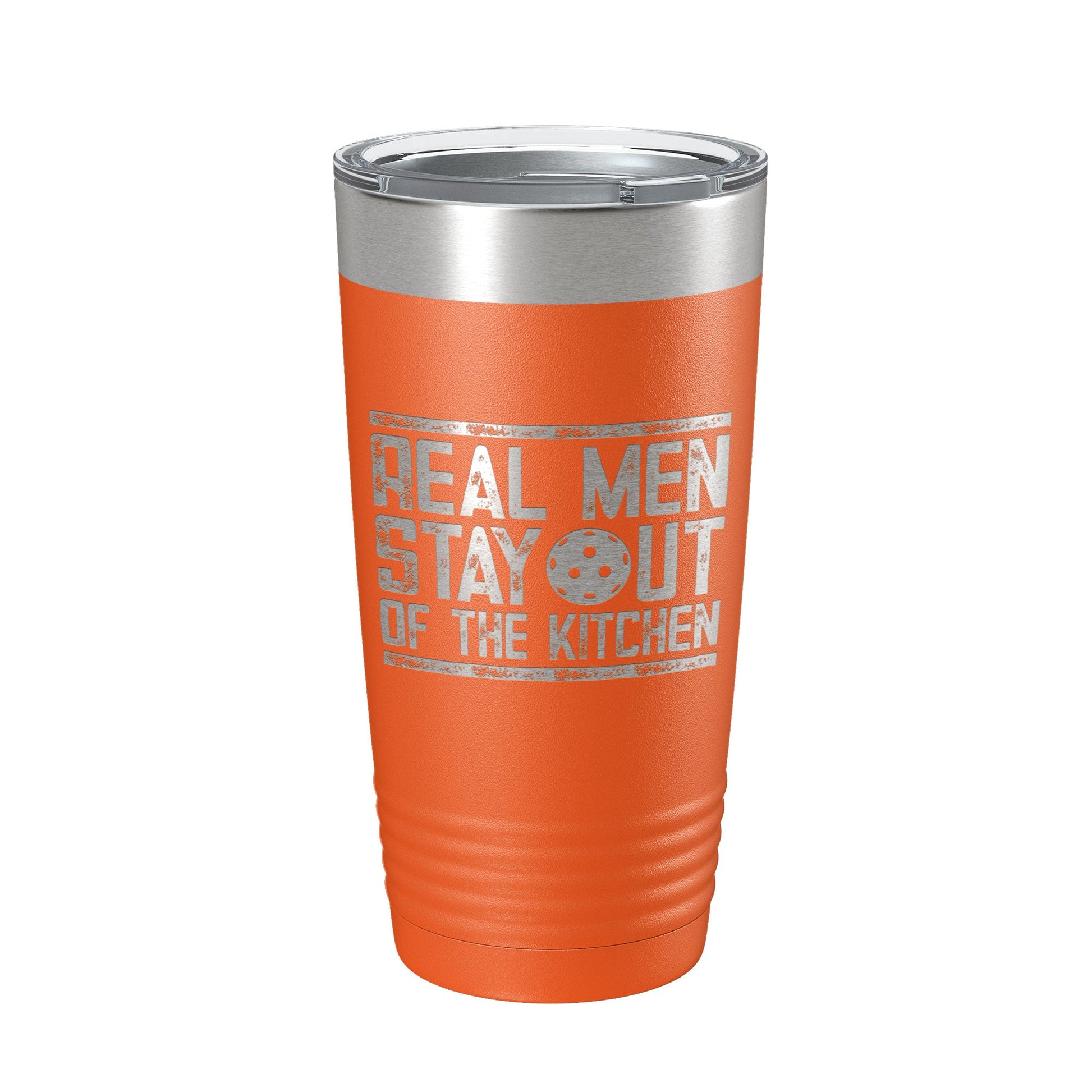 Pickleball Tumbler Real Men Stay Out Of The Kitchen Travel Mug Insulated Laser Engraved Coffee Cup Funny Pickle Ball Gift 20 oz-17