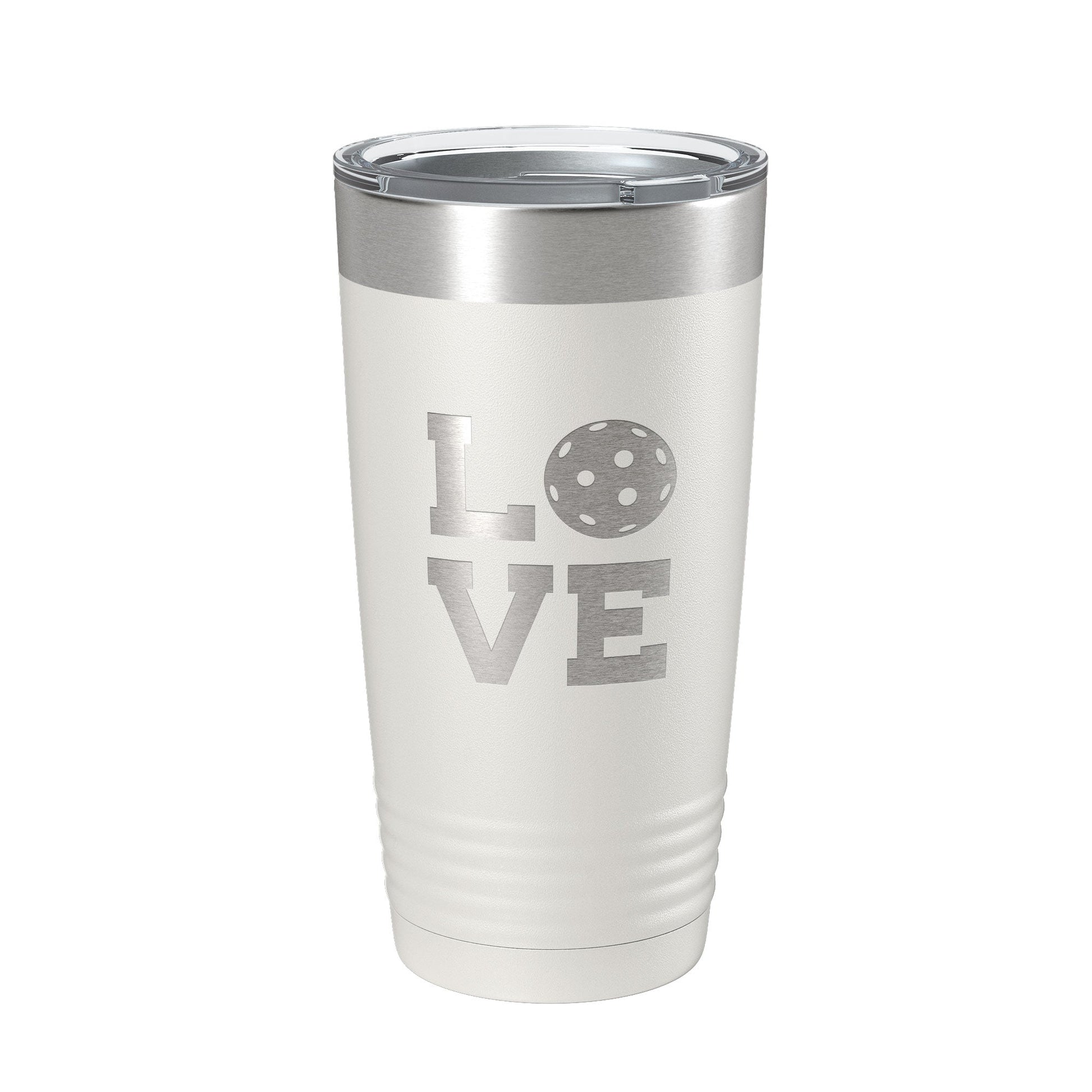 Pickleball Love Tumbler Travel Mug Insulated Laser Engraved Coffee Cup Pickle Ball Gift 20 oz-7