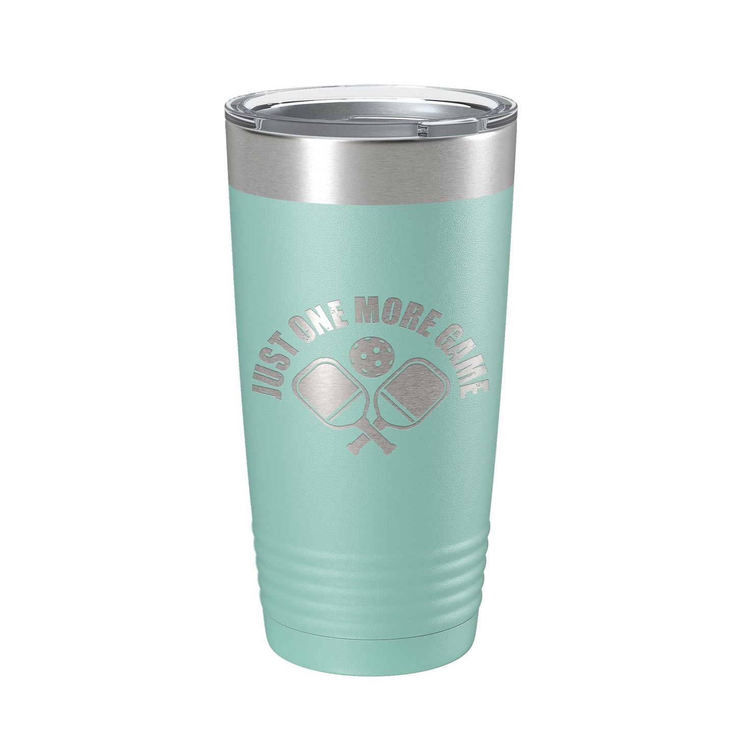 Pickleball Just One More Game Tumbler Travel Mug Gift Insulated Laser Engraved Coffee Cup 20 oz-12