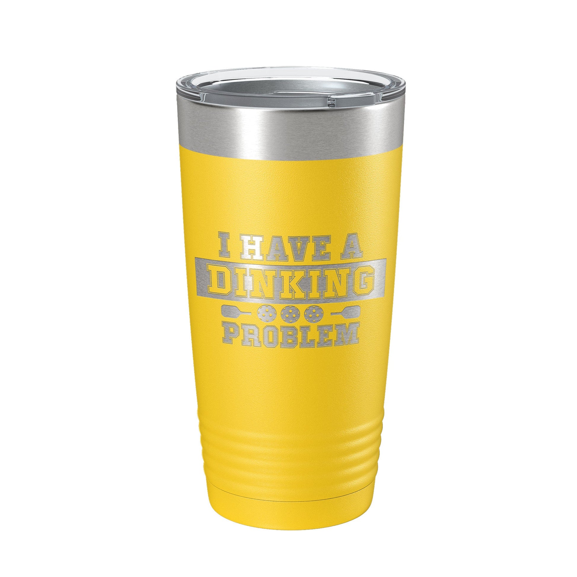 I Have A Dinking Problem Tumbler Funny Pickleball Travel Mug Insulated Laser Engraved Pickle Ball Gift Coffee Cup 20 oz-19