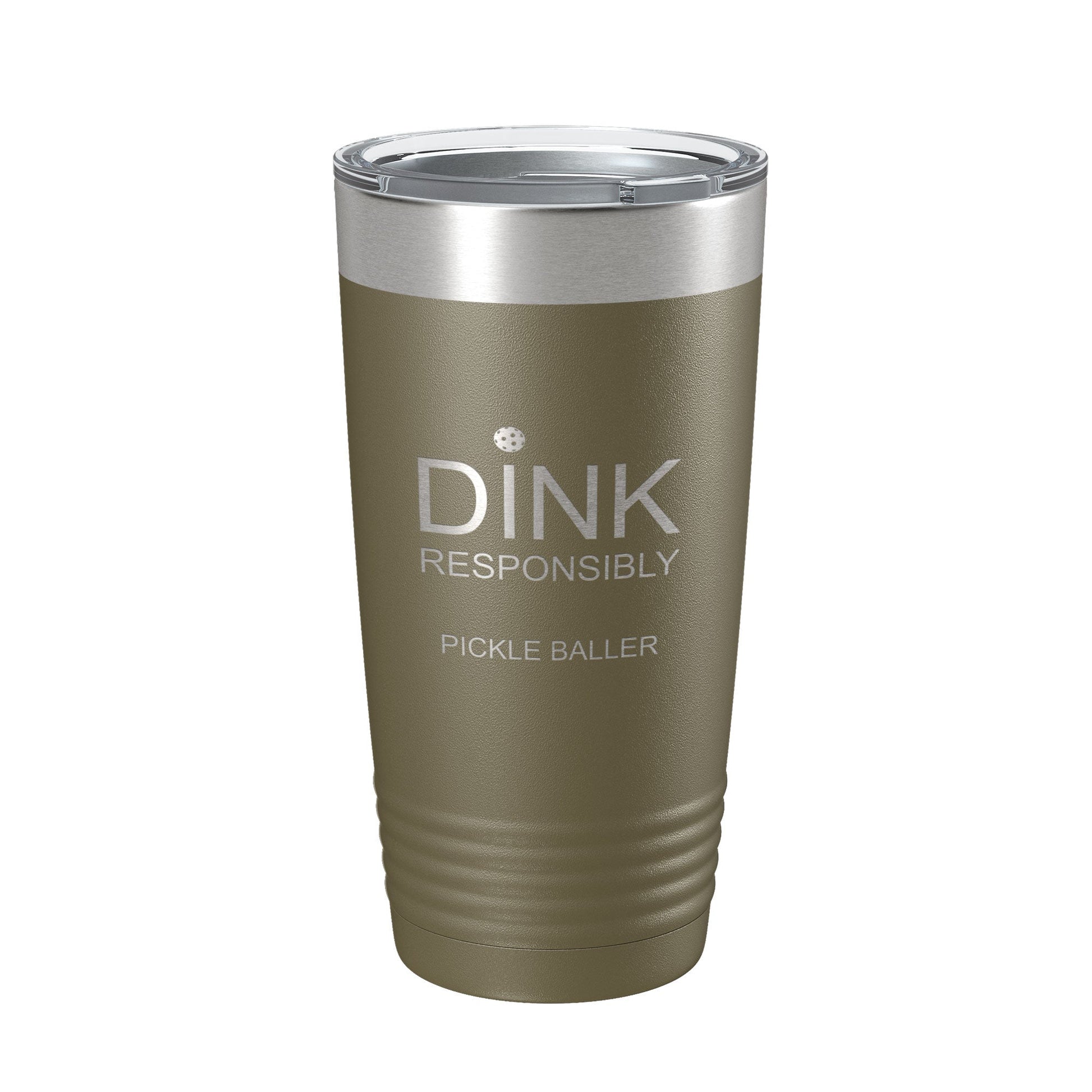 Pickleball Tumbler Dink Responsibly Travel Mug Gift Insulated Laser Engraved Coffee Cup 20 oz-21