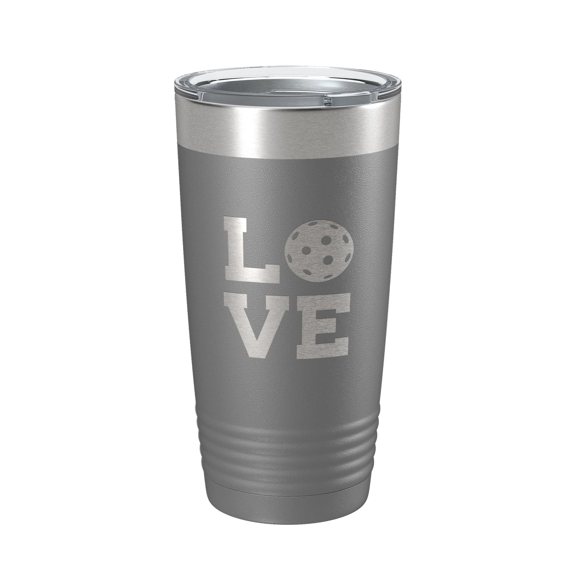 Pickleball Love Tumbler Travel Mug Insulated Laser Engraved Coffee Cup Pickle Ball Gift 20 oz-16