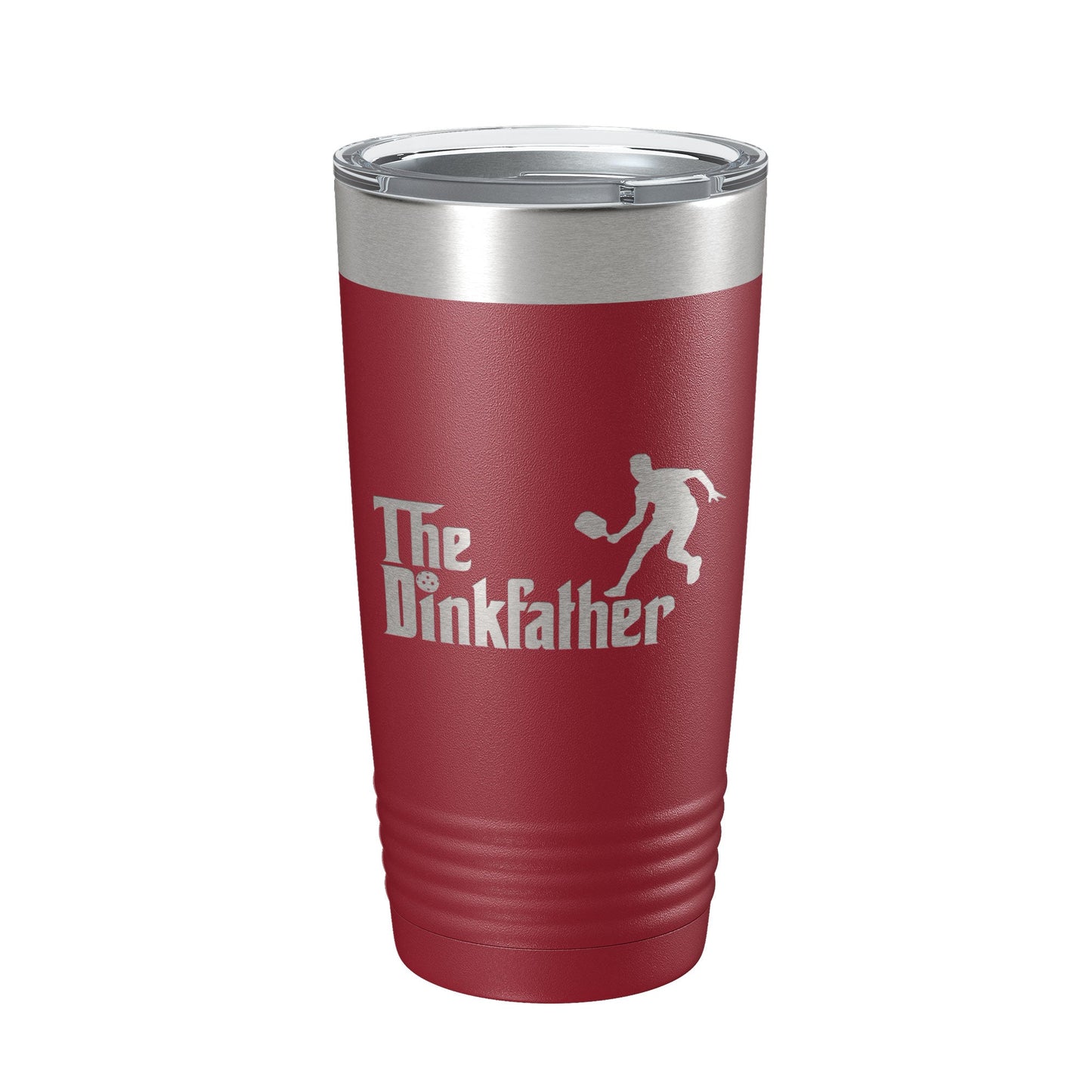The Dinkfather Tumbler Funny Pickleball Travel Mug Insulated Laser Engraved Coffee Cup Pickle Ball Gift 20 oz-18
