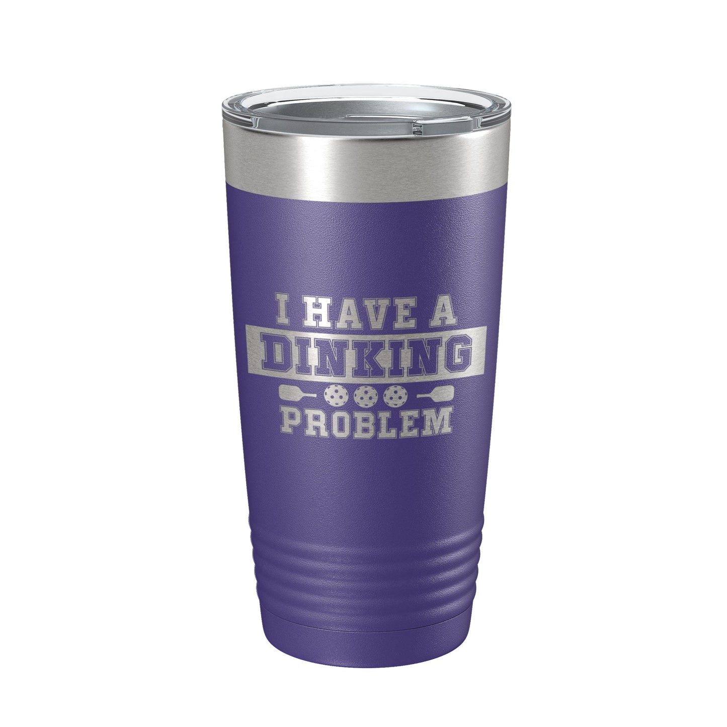 I Have A Dinking Problem Tumbler Funny Pickleball Travel Mug Insulated Laser Engraved Pickle Ball Gift Coffee Cup 20 oz-15