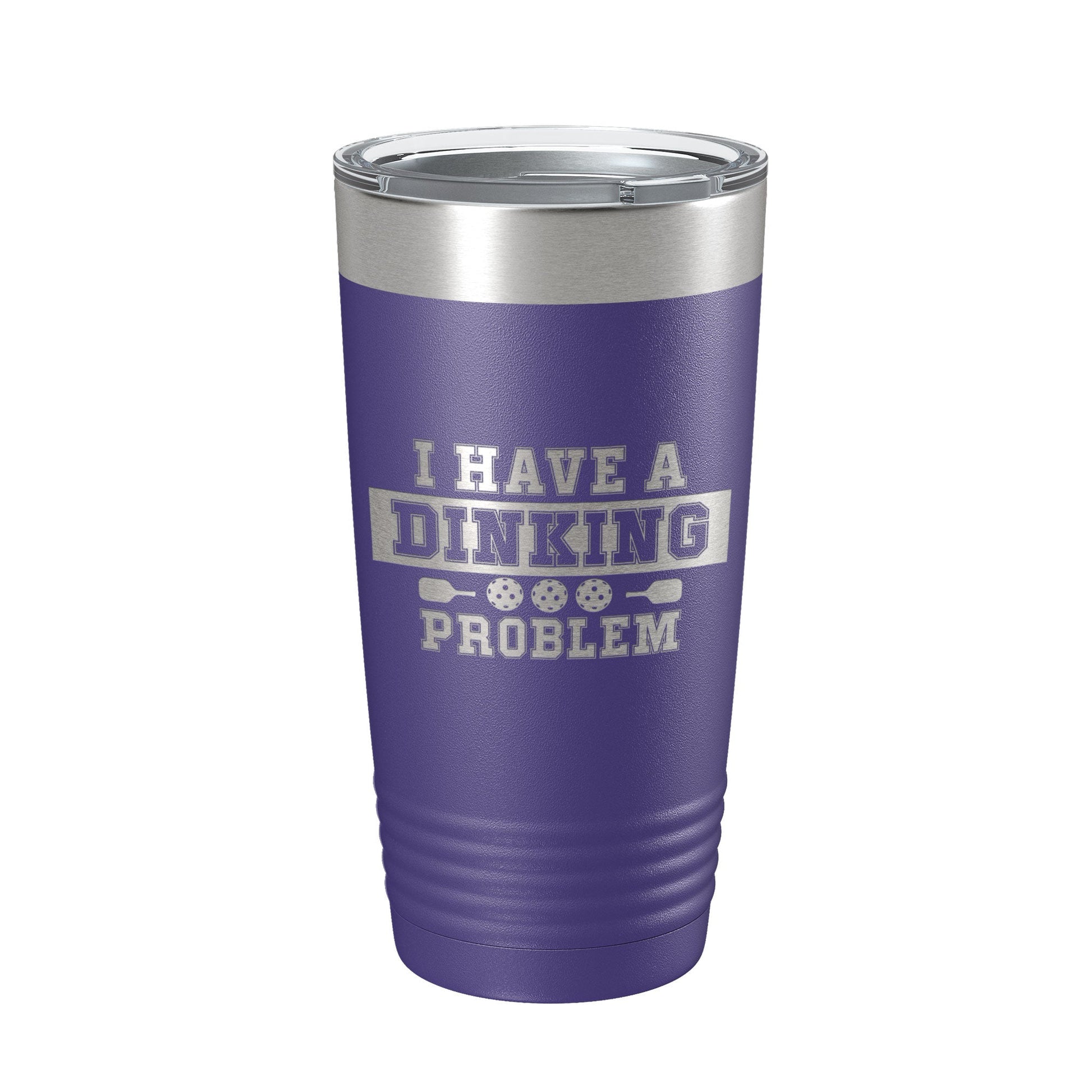 I Have A Dinking Problem Tumbler Funny Pickleball Travel Mug Insulated Laser Engraved Pickle Ball Gift Coffee Cup 20 oz-15