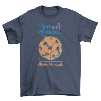 Pickleball and Knitting T-Shirt