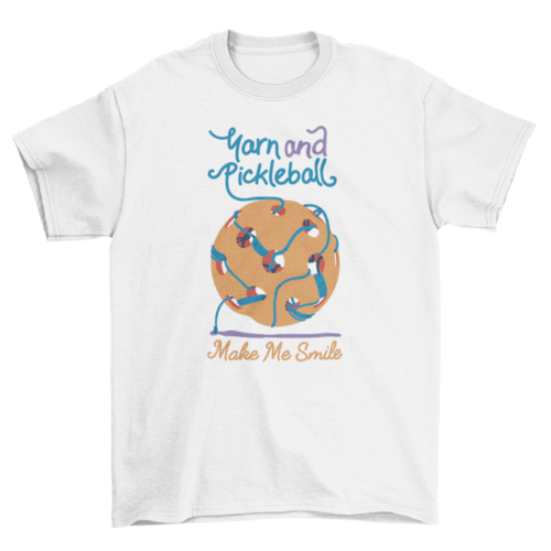 Pickleball and Knitting T-Shirt