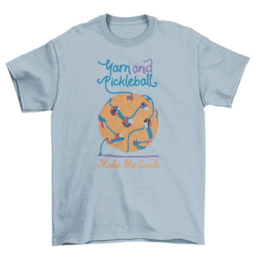 Pickleball and Knitting T-Shirt