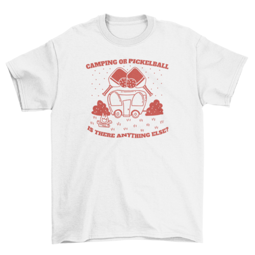 Pickleball and RV Truck T-shirt