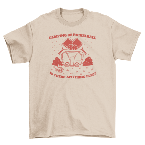 Pickleball and RV Truck T-shirt
