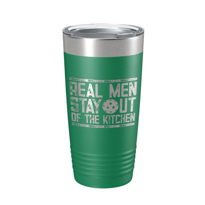 Pickleball Tumbler Real Men Stay Out Of The Kitchen Travel Mug Insulated Laser Engraved Coffee Cup Funny Pickle Ball Gift 20 oz-9