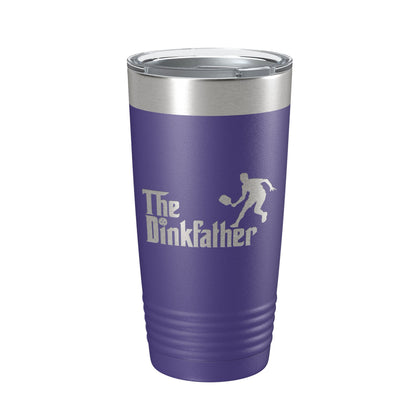 The Dinkfather Tumbler Funny Pickleball Travel Mug Insulated Laser Engraved Coffee Cup Pickle Ball Gift 20 oz-15