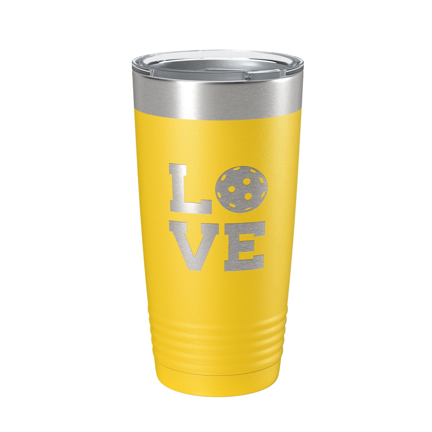 Pickleball Love Tumbler Travel Mug Insulated Laser Engraved Coffee Cup Pickle Ball Gift 20 oz-19