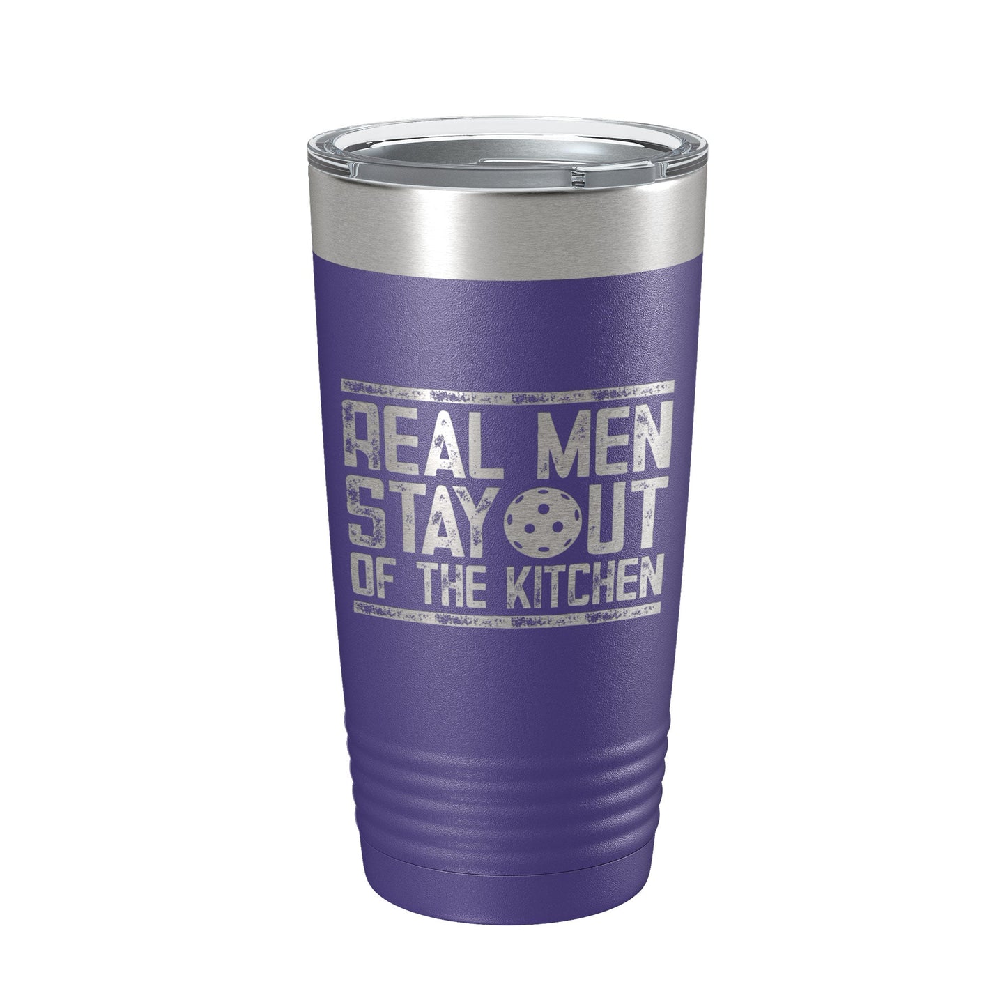 Pickleball Tumbler Real Men Stay Out Of The Kitchen Travel Mug Insulated Laser Engraved Coffee Cup Funny Pickle Ball Gift 20 oz-15
