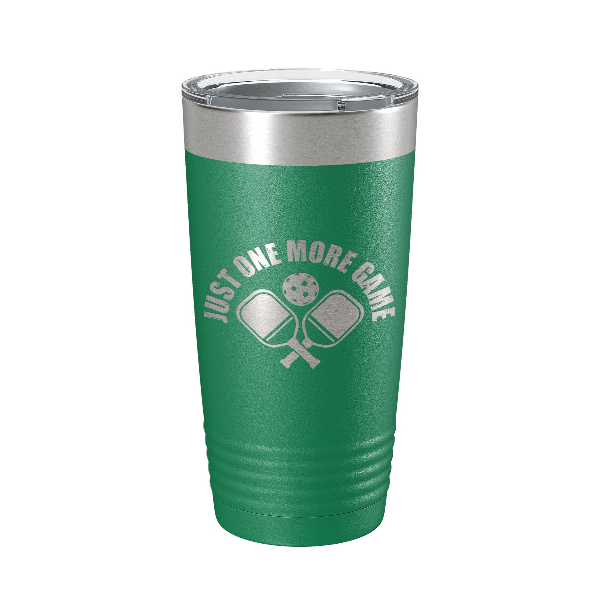 Pickleball Just One More Game Tumbler Travel Mug Gift Insulated Laser Engraved Coffee Cup 20 oz-9