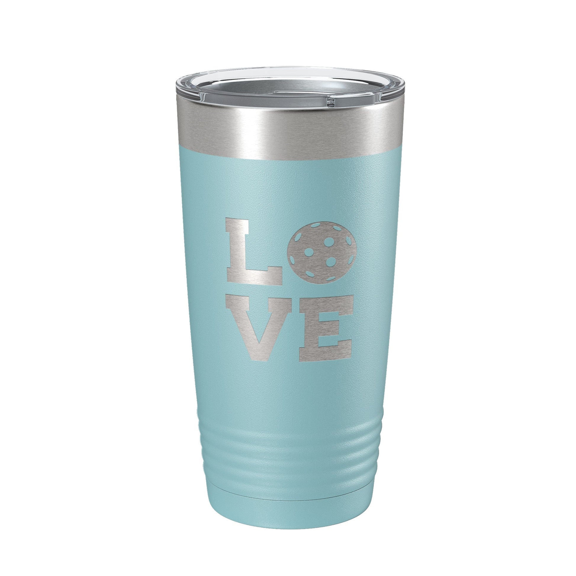 Pickleball Love Tumbler Travel Mug Insulated Laser Engraved Coffee Cup Pickle Ball Gift 20 oz-13
