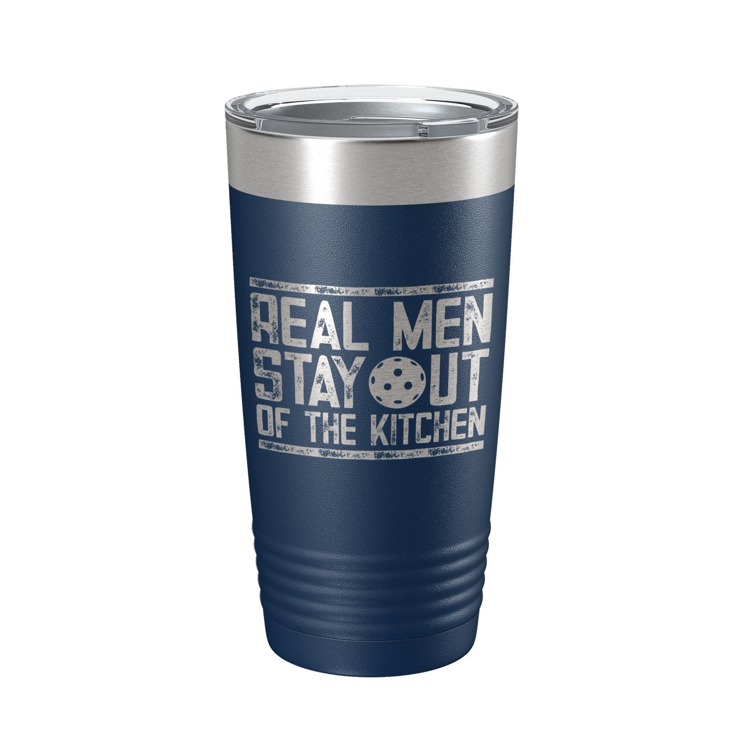 Pickleball Tumbler Real Men Stay Out Of The Kitchen Travel Mug Insulated Laser Engraved Coffee Cup Funny Pickle Ball Gift 20 oz-8