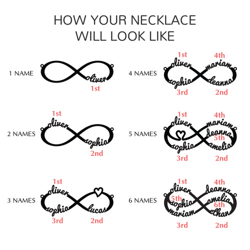 Mom Bracelet With Kids Names, Infinity Bracelet With Names,Mom Jewelry - Pickleball Besties