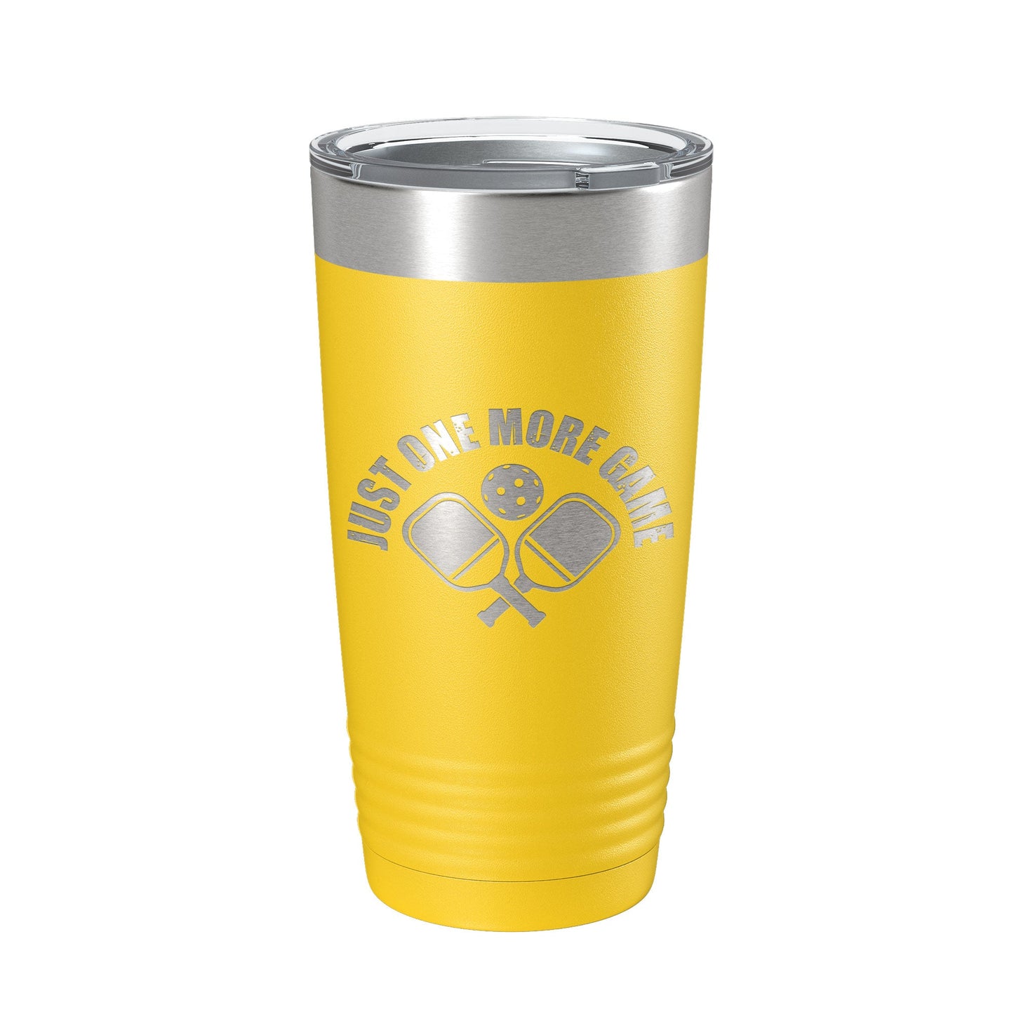Pickleball Just One More Game Tumbler Travel Mug Gift Insulated Laser Engraved Coffee Cup 20 oz-19