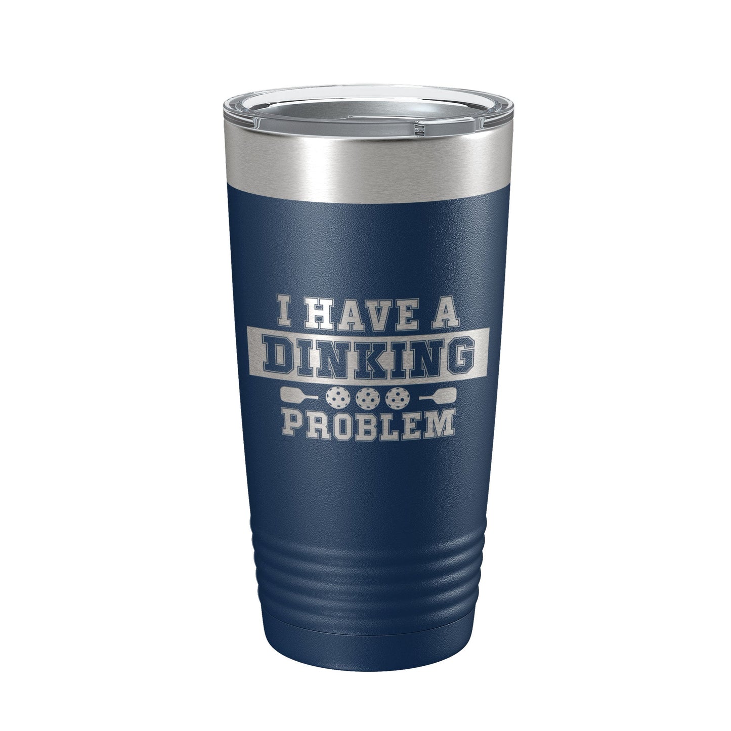 I Have A Dinking Problem Tumbler Funny Pickleball Travel Mug Insulated Laser Engraved Pickle Ball Gift Coffee Cup 20 oz-8