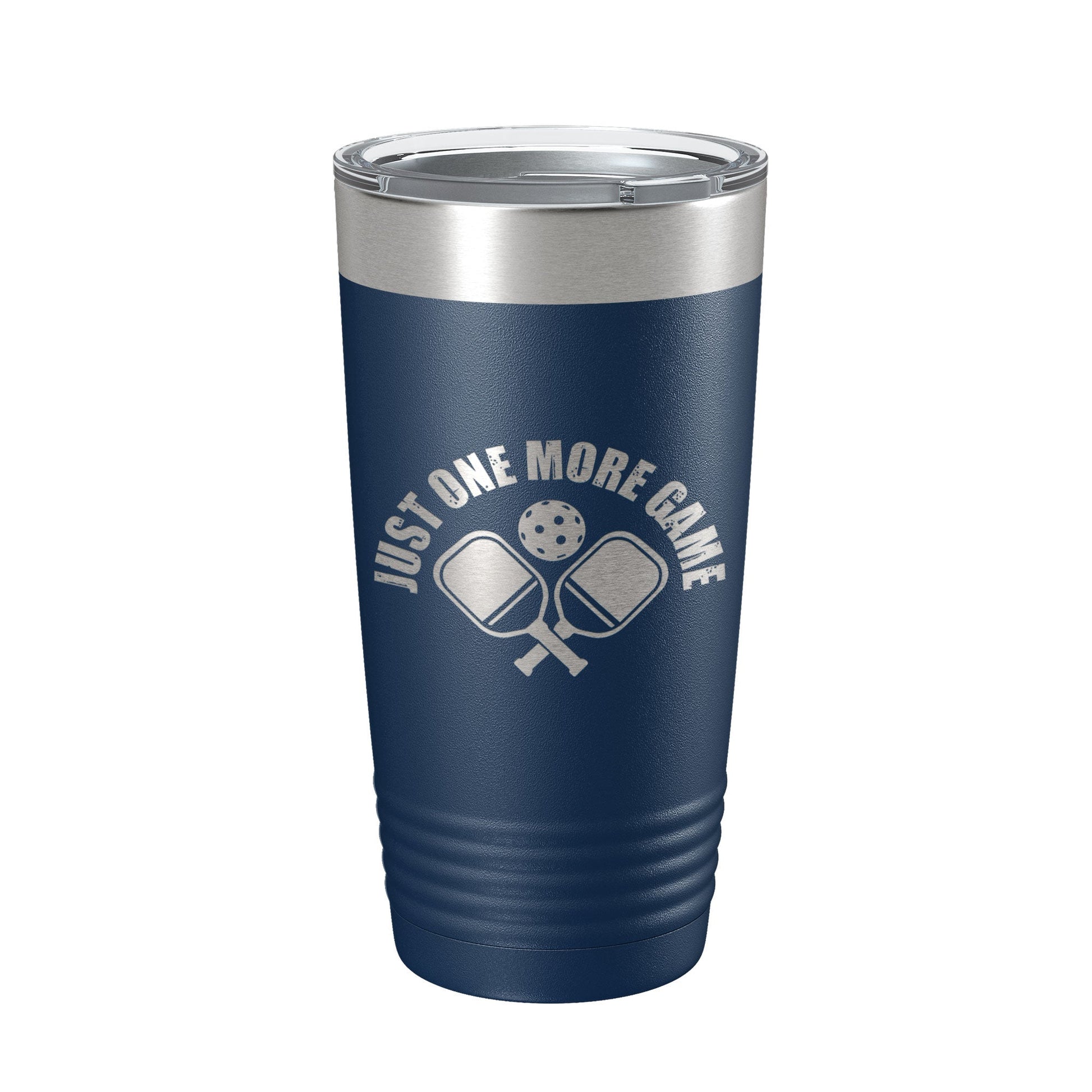 Pickleball Just One More Game Tumbler Travel Mug Gift Insulated Laser Engraved Coffee Cup 20 oz-8