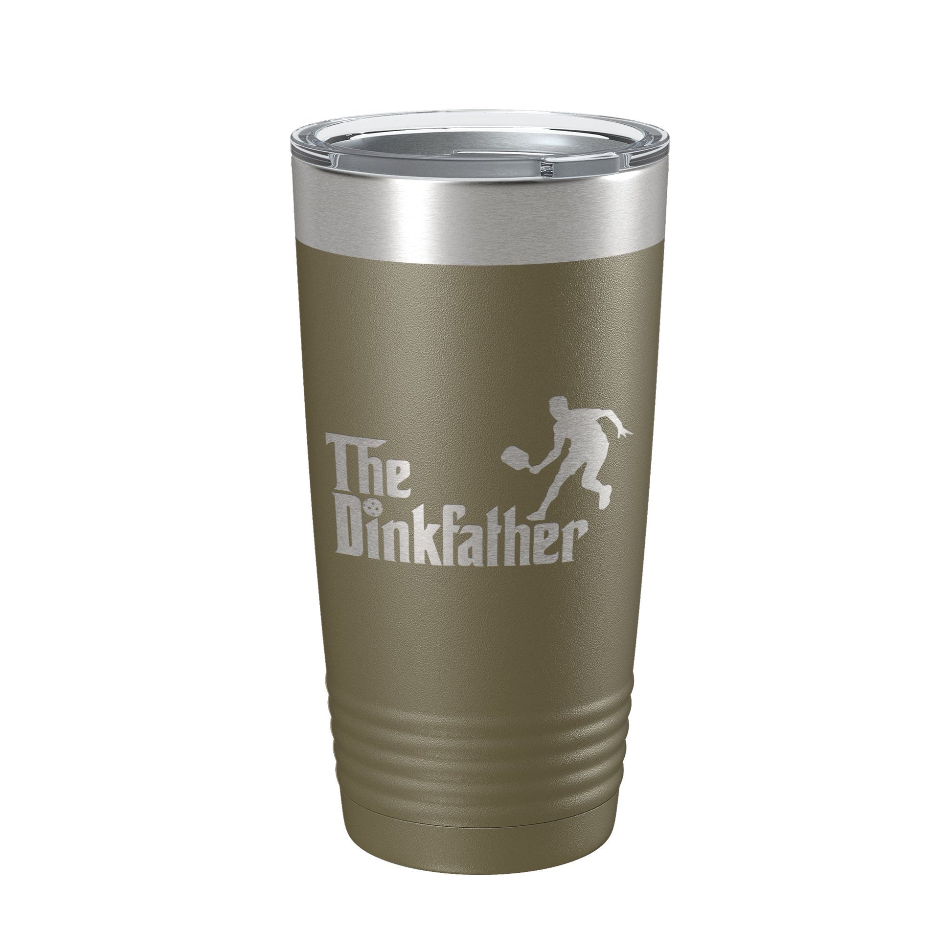 The Dinkfather Tumbler Funny Pickleball Travel Mug Insulated Laser Engraved Coffee Cup Pickle Ball Gift 20 oz-21