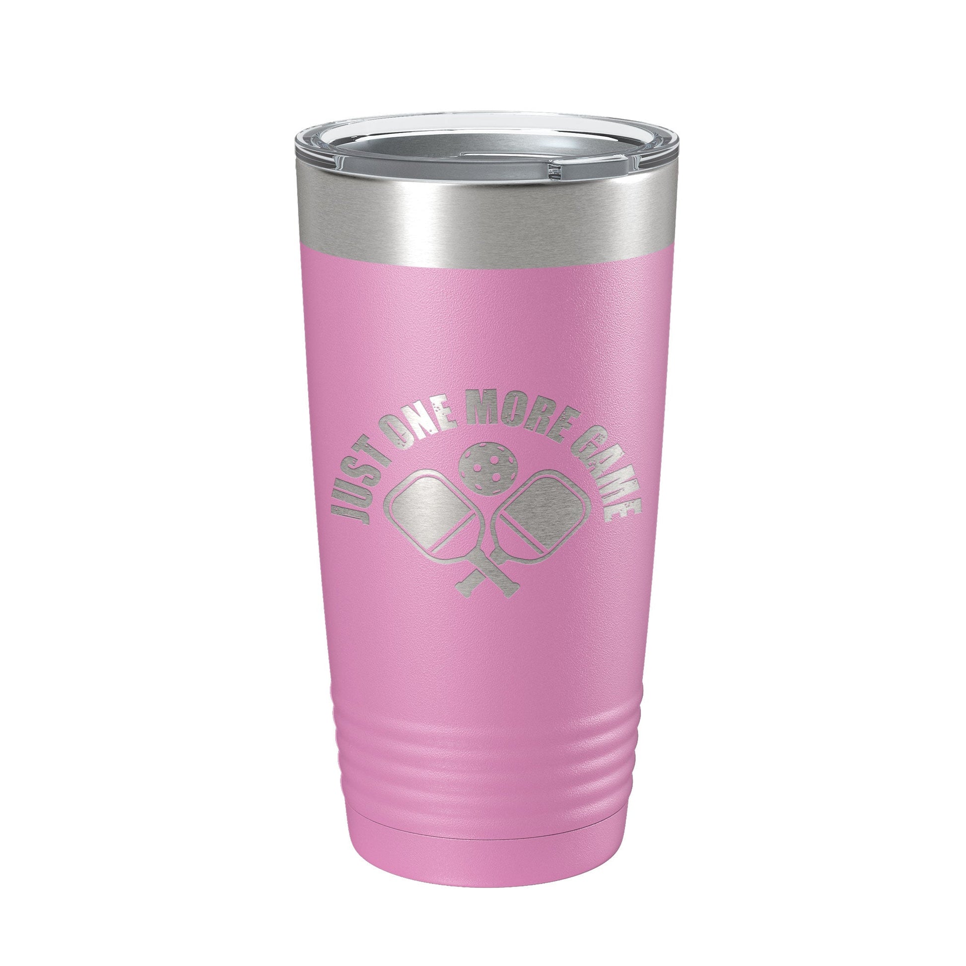 Pickleball Just One More Game Tumbler Travel Mug Gift Insulated Laser Engraved Coffee Cup 20 oz-14