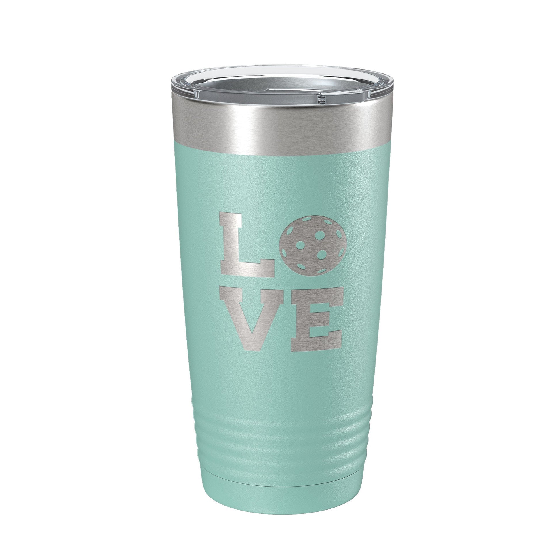 Pickleball Love Tumbler Travel Mug Insulated Laser Engraved Coffee Cup Pickle Ball Gift 20 oz-12